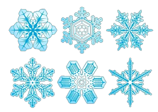 Blue Snowflakes Png