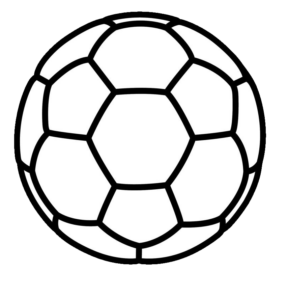 Soccer Ball Outline PNG