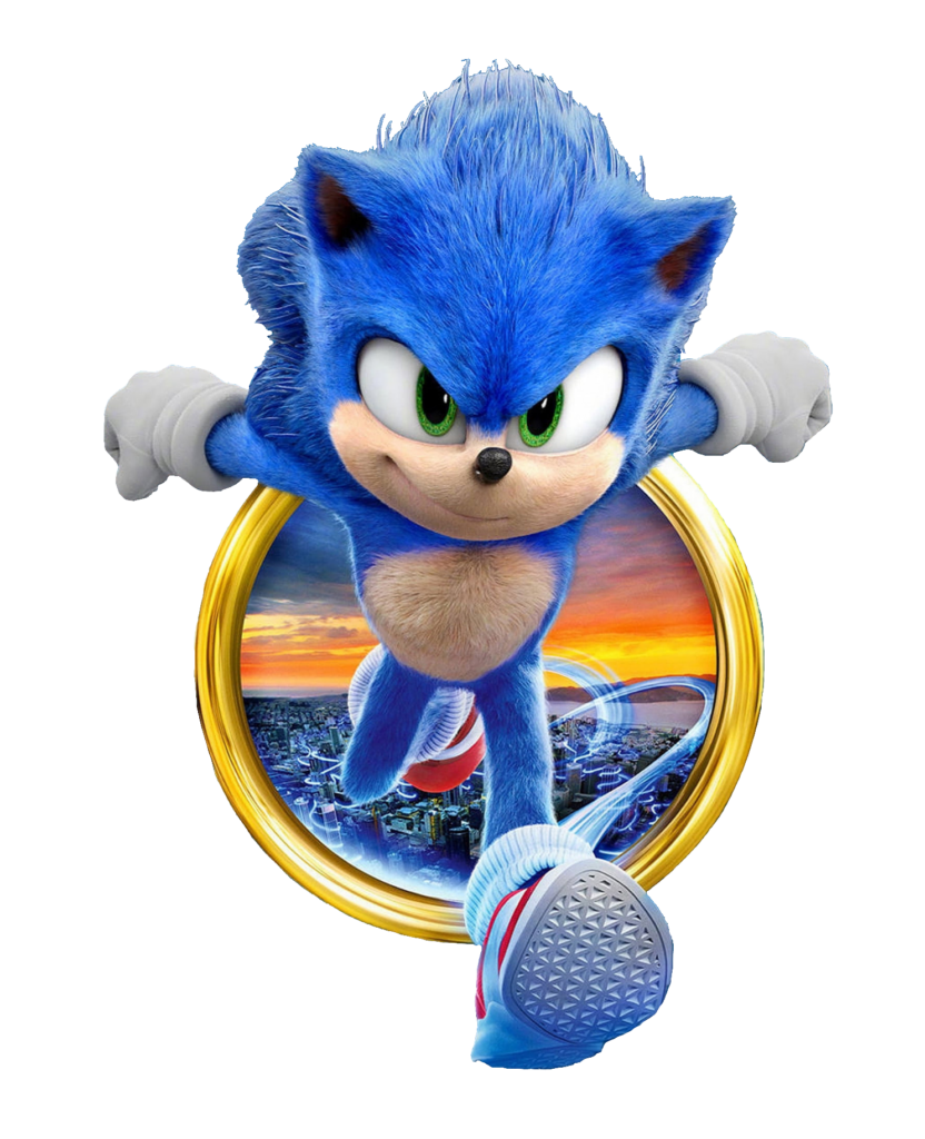 Hedgehog Movie Png Transparent Image - Sonic Movie Old Design Leak,Sonic Png  - free transparent png images 