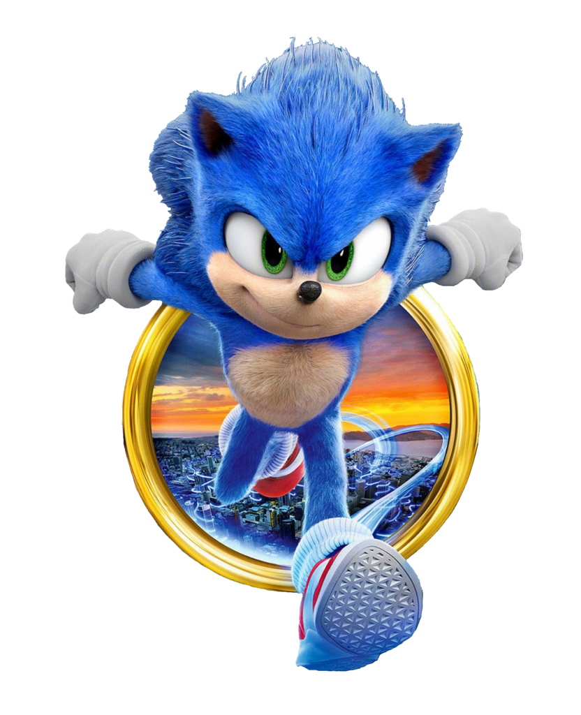 Download Sonic The Movie Hedgehog Free HQ Image HQ PNG Image