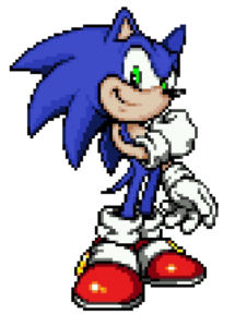 Pixel Sonic Png