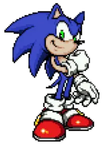 Pixel Sonic Png