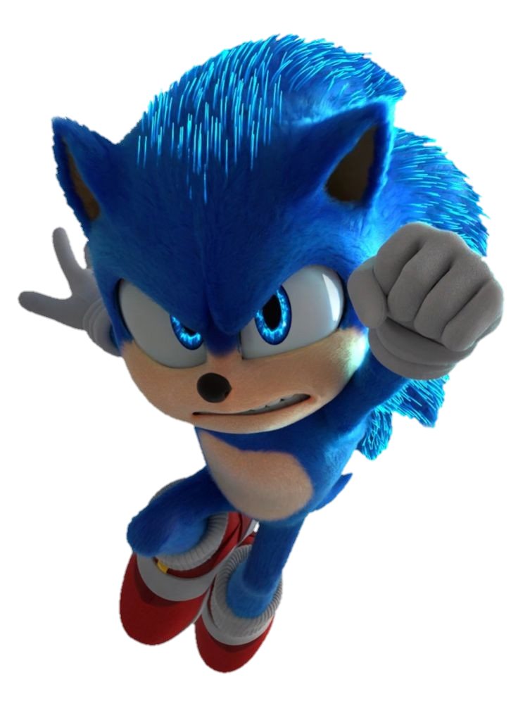 Hedgehog Movie Png Transparent Image - Sonic Movie Old Design Leak,Sonic Png  - free transparent png images 