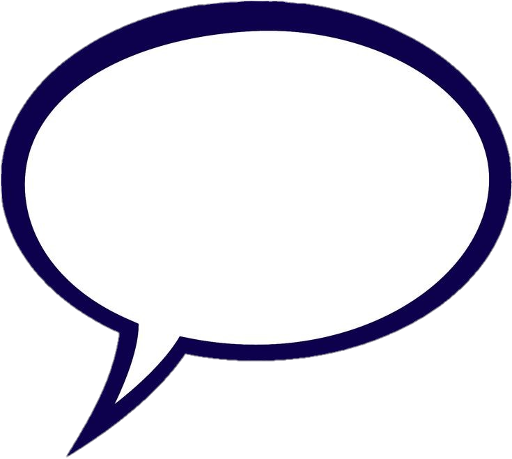 Simple Speech Bubble PNG