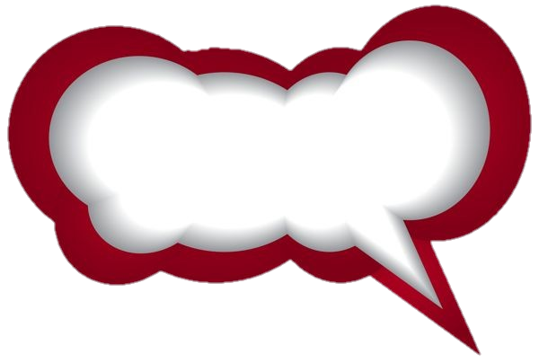 Doodle Speech Bubble PNG