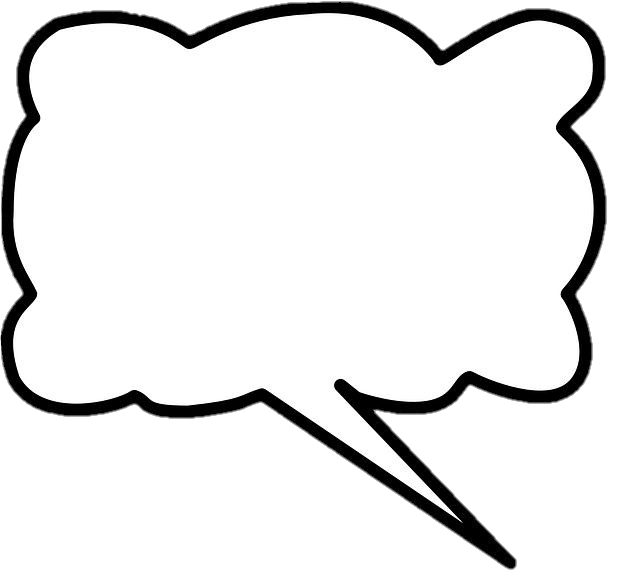 Doodle Speech Bubble PNG