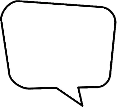 Square Speech Bubble PNG Vector