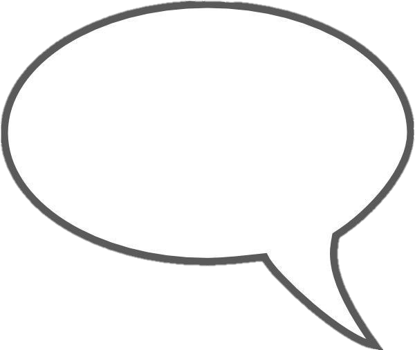 Hand Drawn Speech Bubble PNG