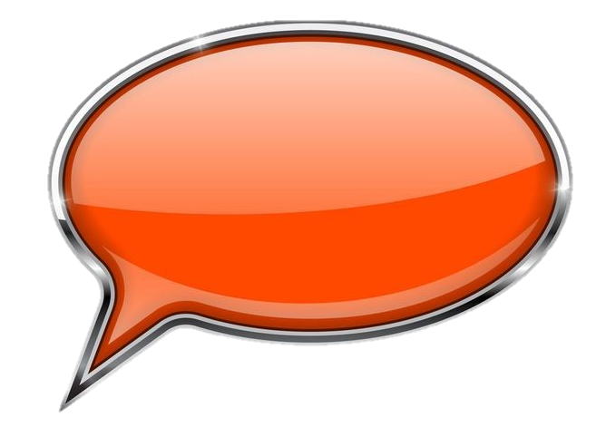 Red Speech Bubble PNG