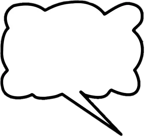 Doodle Speech Bubble PNG