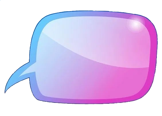 Text Speech Bubble PNG