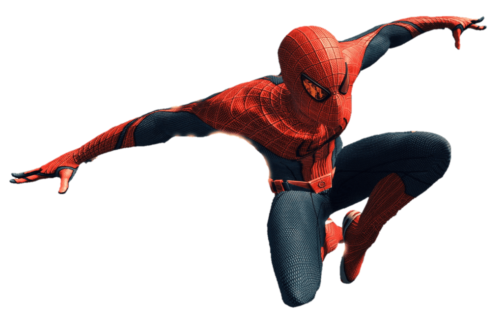 Flying Spiderman PNG