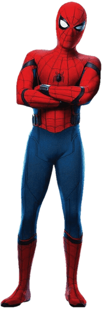Standing Spiderman PNG