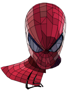 Spider-man Face vector Png