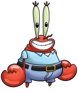 Mr. Krabs SpongeBob SquarePants Character Clipart PNG