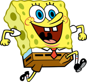 Running Spongebob PNG