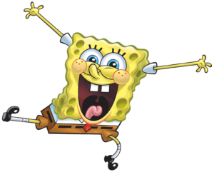 Dancing Spongebob Clipart PNG