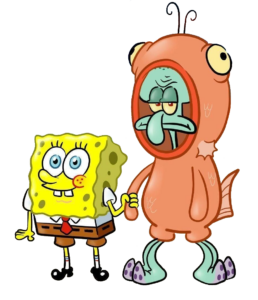 Spongebob and Squidward PNG