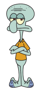 SpongeBob SquarePants Character Squidward PNG