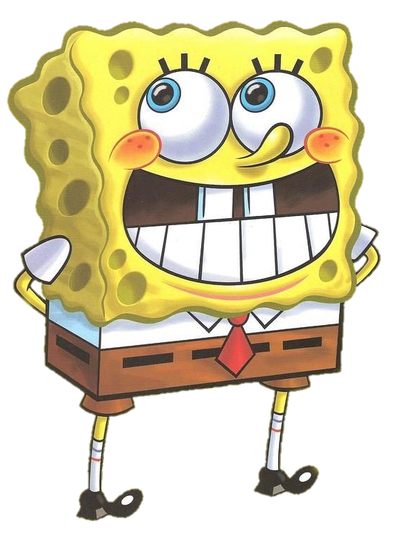 Smiling Spongebob PNG Image
