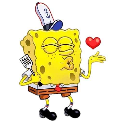 Loving SpongeBob PNG