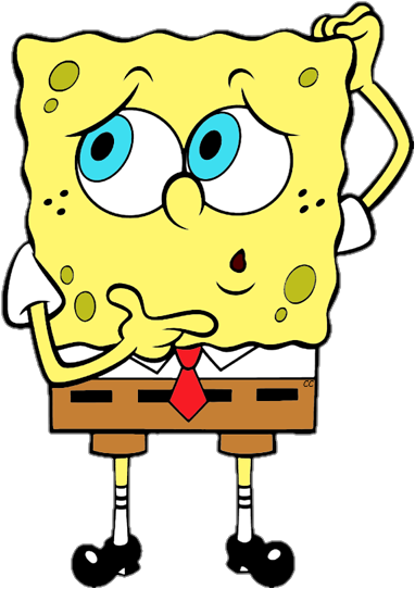 Confused SpongeBob PNG