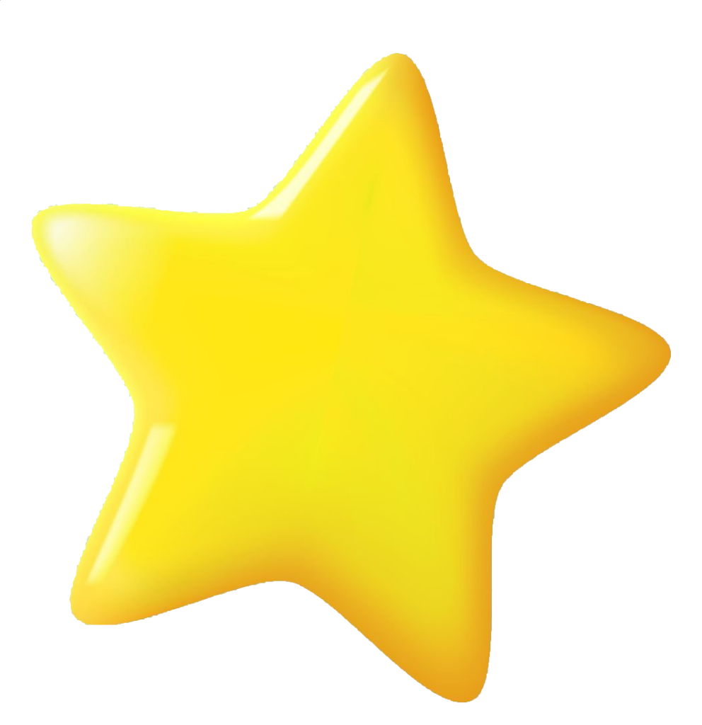 Cute Yellow Star PNG