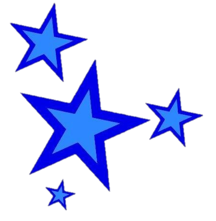 Blue Star Png background Clipart