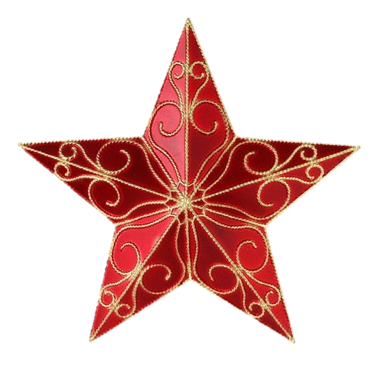 Red Star Png Design 