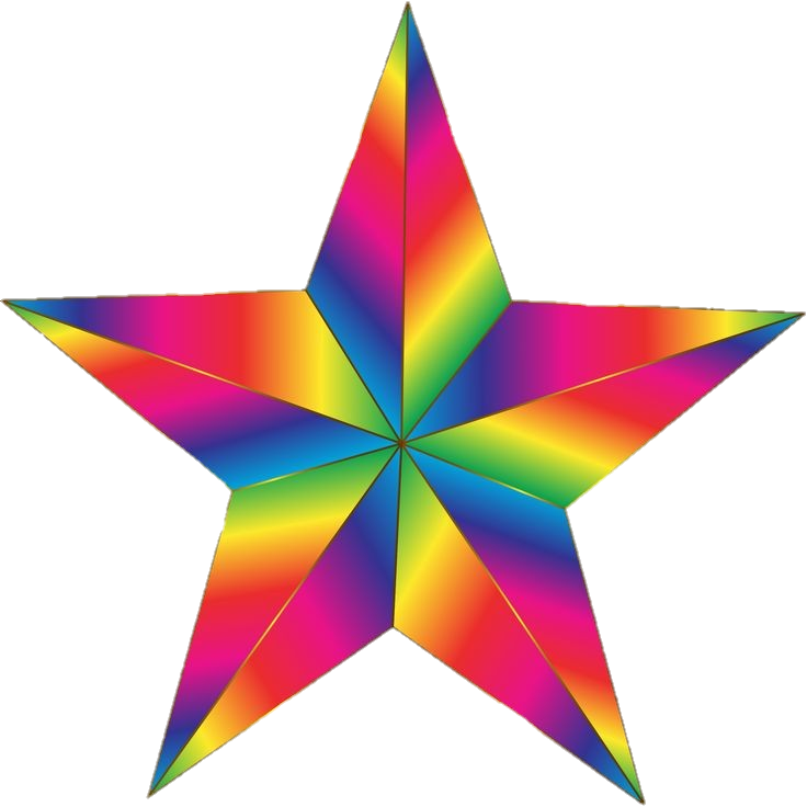 Colorful Star Png