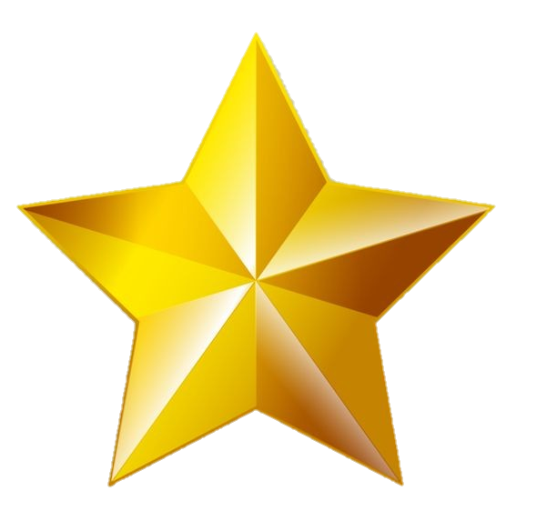 Golden Star Png Transparent 