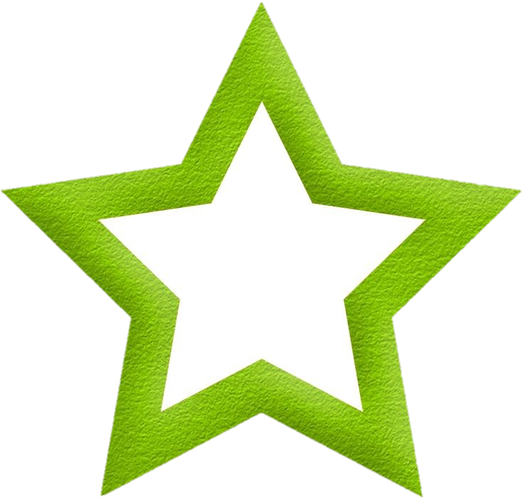 Green Star Png Clipart