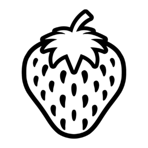 Strawberry Outline Png