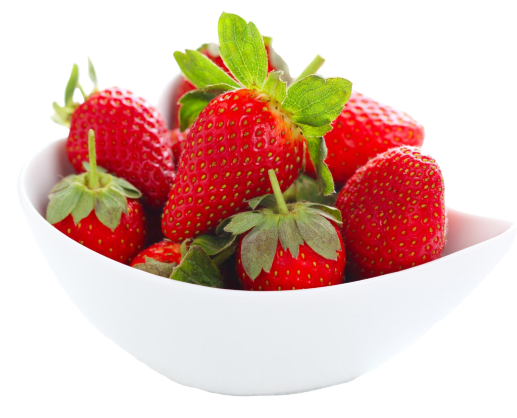 Strawberry in Bowl Png