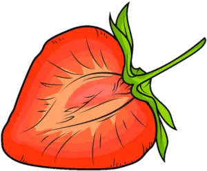 Half Strawberry Png clipart