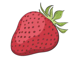 Cartoon Strawberry Png