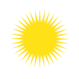 Yellow Sun Vector Png