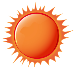 Red Sun Clipart Png