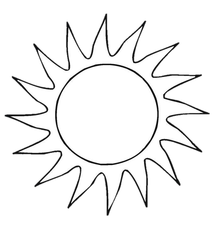Sun Png Icon Outline