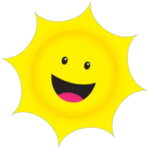 Cute Sun Png Vector