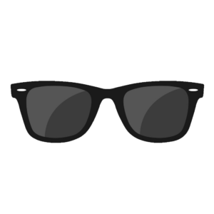 Transparent Black Sunglasses Vector PNG