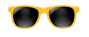 Animated Yellow frame Sunglasses PNG