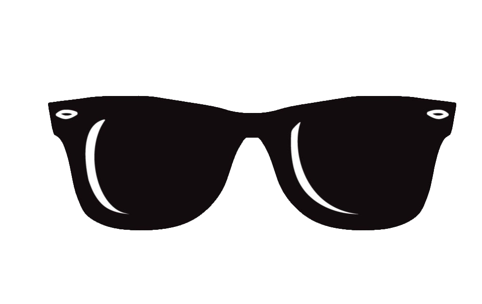 Black Sunglasses Logo Icon PNG