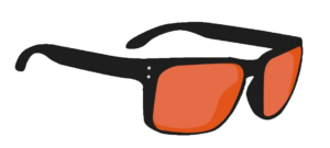 Red Sunglasses Vector PNG