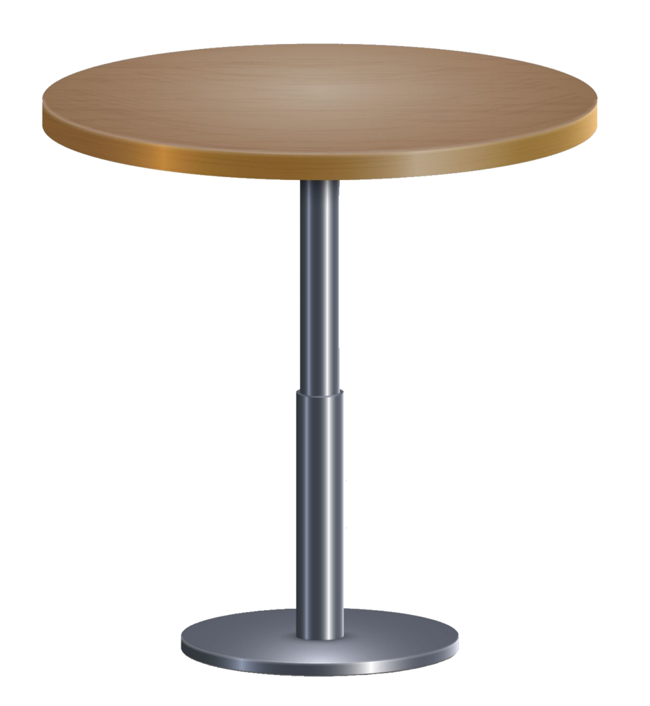 Round Table Illustration PNG
