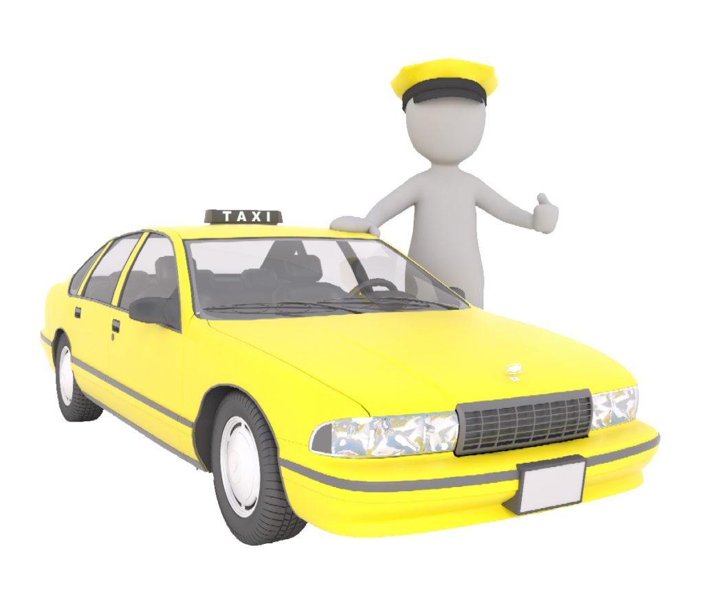 Animated Taxi PNG