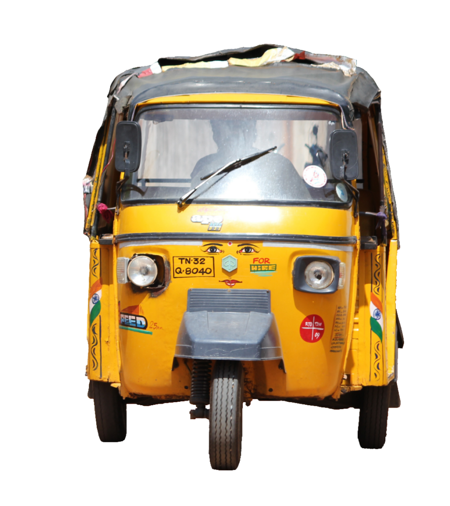 Indian Taxi Auto Rickshaw PNG