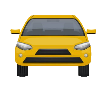 Taxi Front View PNG