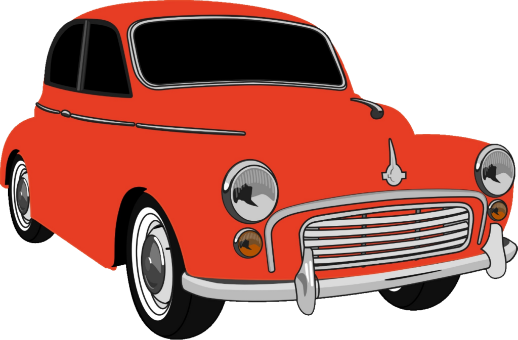 Red Taxi Clipart PNG