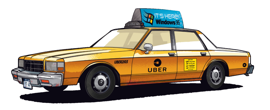 Uber Taxi Clipart PNG